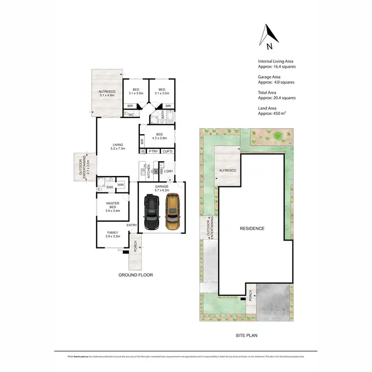 Floorplan of Homely house listing, 63 Oceanic Drive, Safety Beach VIC 3936