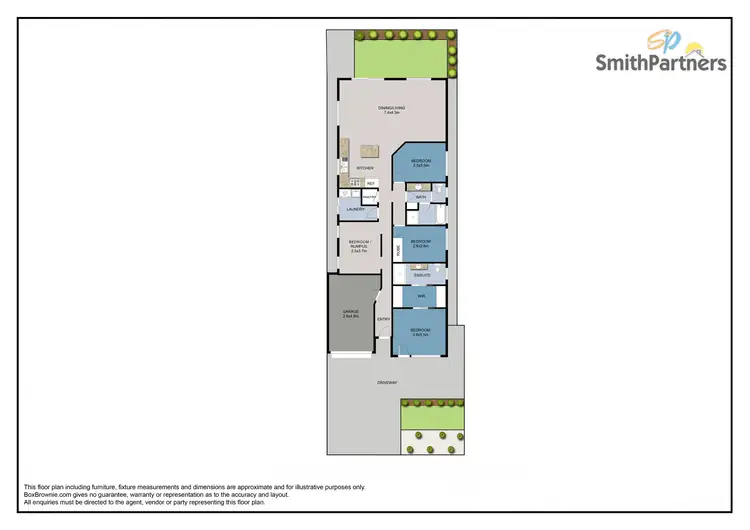 Floorplan of Homely house listing, 5 Red Gum Court, Parafield Gardens SA 5107