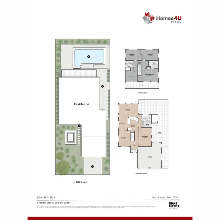 Floorplan of Homely house listing, 6 Moffatt Street, Scarborough QLD 4020