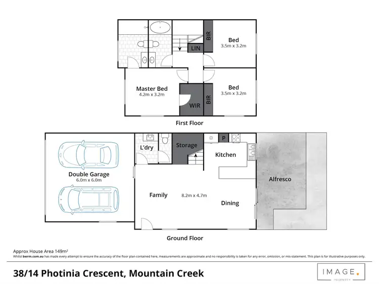 Floorplan of Homely townhouse listing, 38/14 Photinia Crescent, Mountain Creek QLD 4557