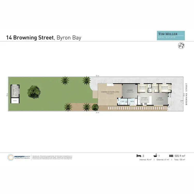 Floorplan of Homely house listing, 14 Browning Street, Byron Bay NSW 2481