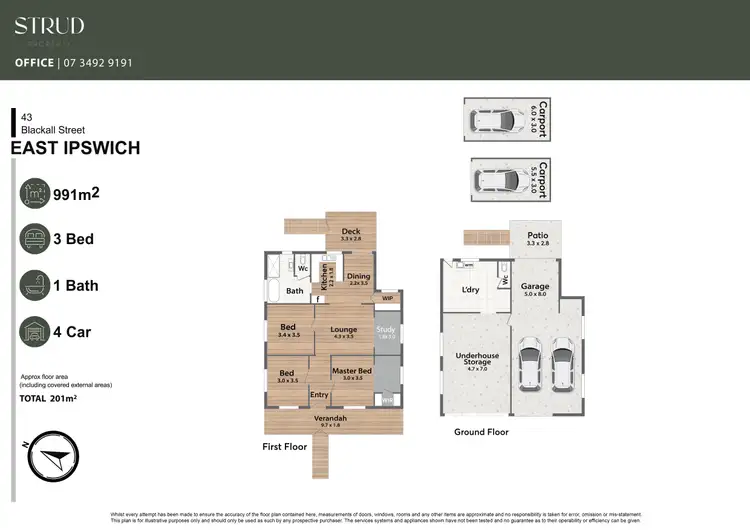 Floorplan of Homely house listing, 43 Blackall Street, East Ipswich QLD 4305