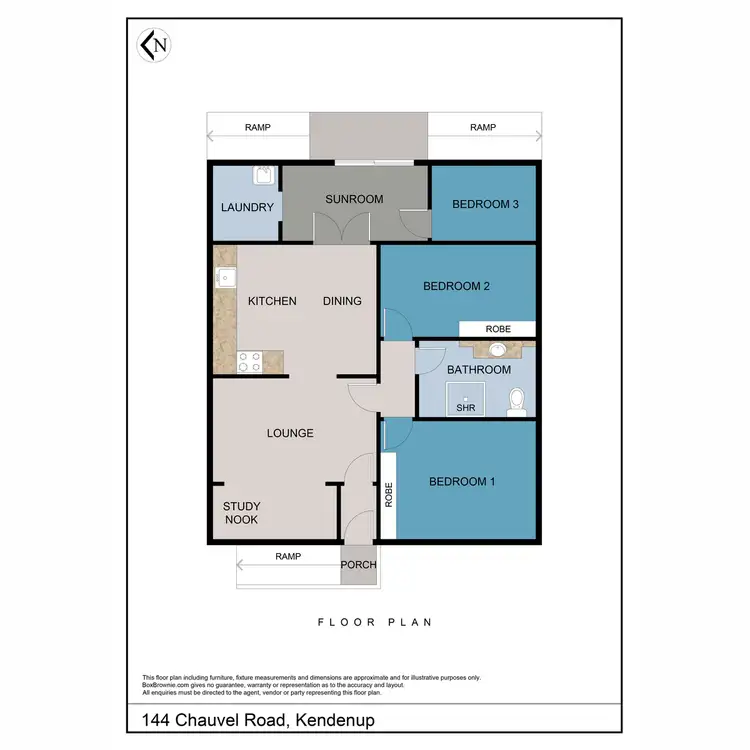 Floorplan of Homely house listing, 144 Chauvel Road, Kendenup WA 6323