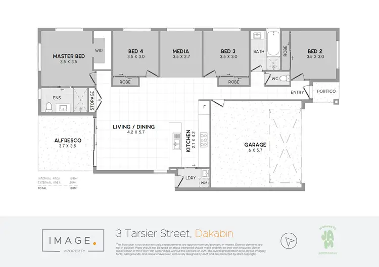 Floorplan of Homely house listing, 3 Tarsier Street, Dakabin QLD 4503