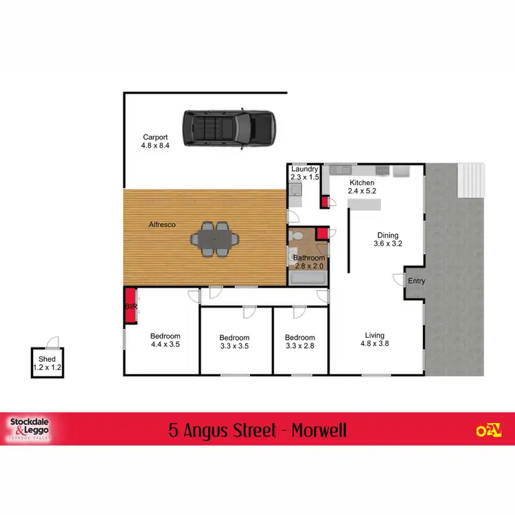 Floorplan of Homely house listing, 5 Angus Street, Morwell VIC 3840