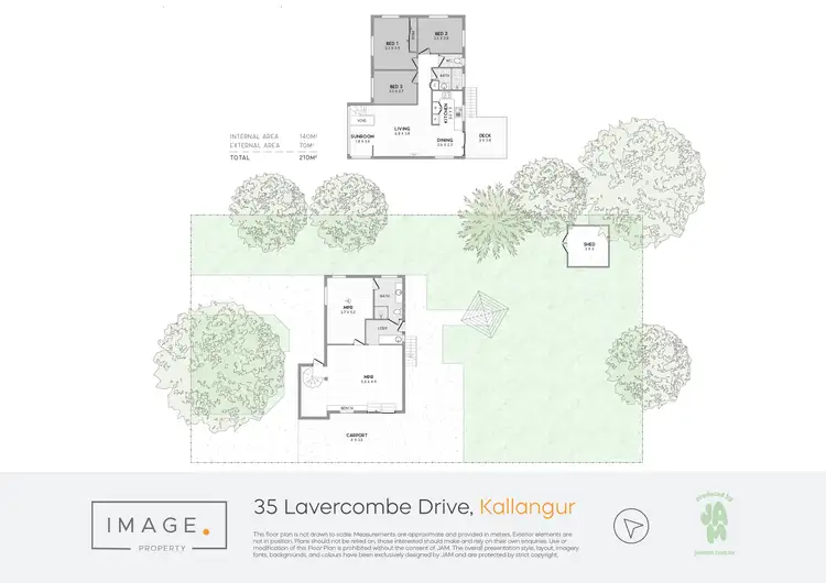 Floorplan of Homely house listing, 35 Lavercombe Drive, Kallangur QLD 4503