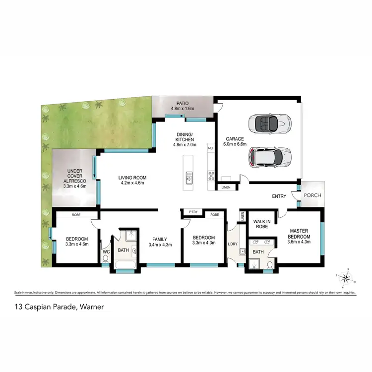 Floorplan of Homely house listing, 13 Caspian Parade, Warner QLD 4500