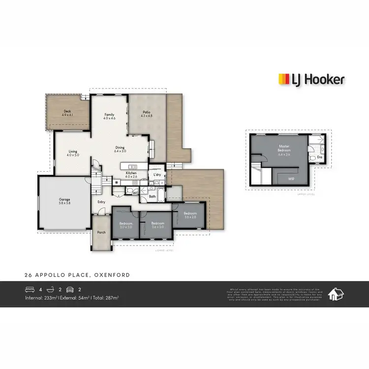 Floorplan of Homely house listing, 26 Appollo Place, Oxenford QLD 4210