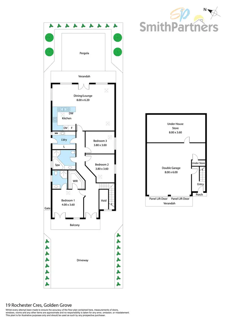 Floorplan of Homely house listing, 19 Rochester Crescent, Golden Grove SA 5125