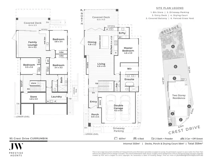 Floorplan of Homely land listing, 95 Crest Drive, Currumbin QLD 4223