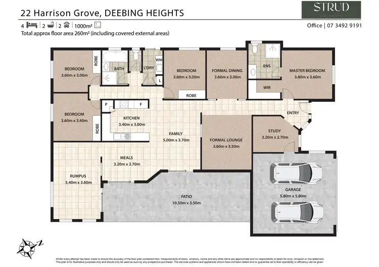 Floorplan of Homely house listing, 22 Harrison Grove, Deebing Heights QLD 4306