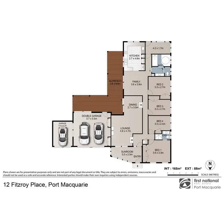 Floorplan of Homely house listing, 12 Fitzroy Place, Port Macquarie NSW 2444