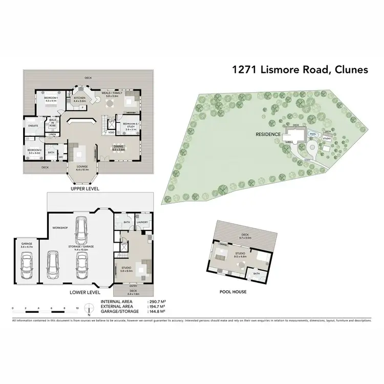 Floorplan of Homely house listing, 1271 Lismore Road, Clunes NSW 2480