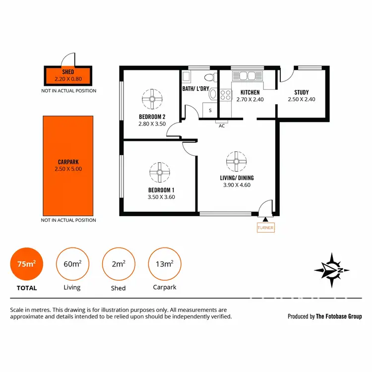 Floorplan of Homely unit listing, 1/58 Sutton Terrace, Marleston SA 5033