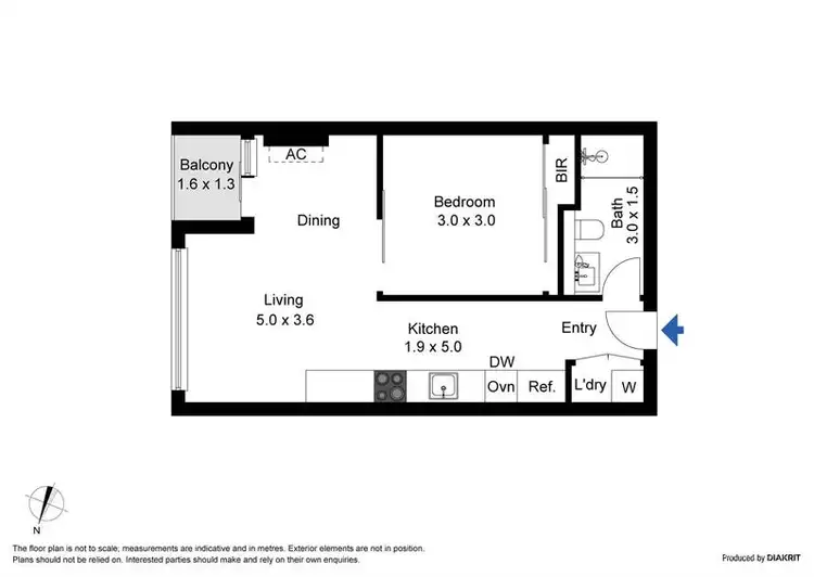 Floorplan of Homely apartment listing, 2503/11 Rose Lane, Melbourne VIC 3000