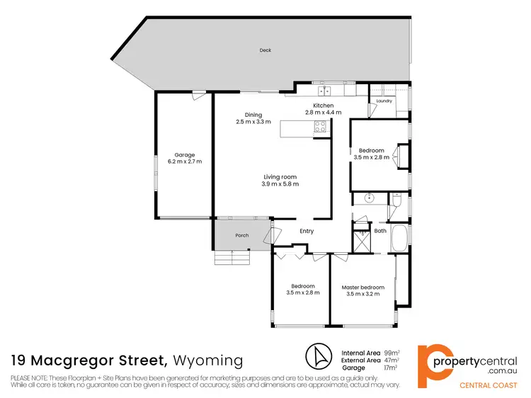 Floorplan of Homely house listing, 19 MacGregor Street, Wyoming NSW 2250