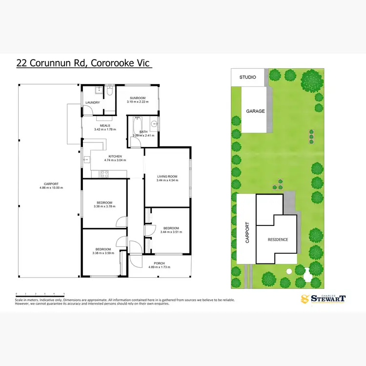 Floorplan of Homely house listing, 22 Corunnun Road, Cororooke VIC 3254