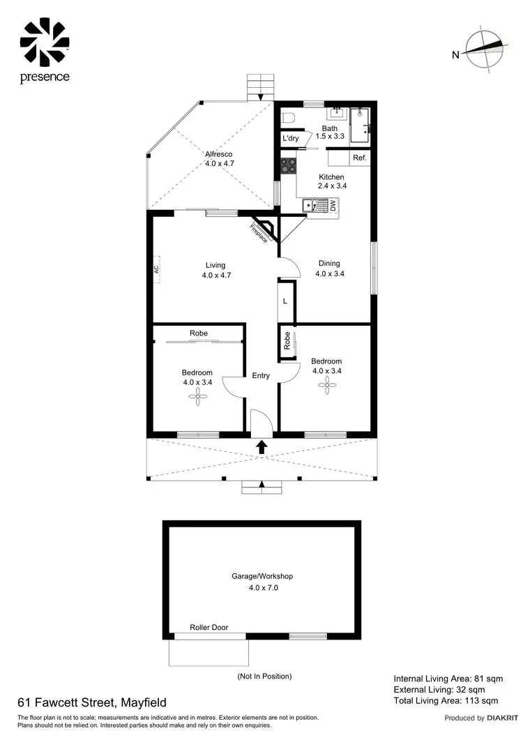 Floorplan of Homely house listing, 61 Fawcett Street, Mayfield NSW 2304