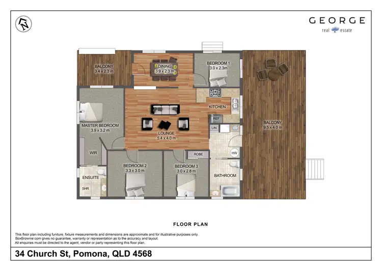 Floorplan of Homely house listing, 34 Church Street, Pomona QLD 4568