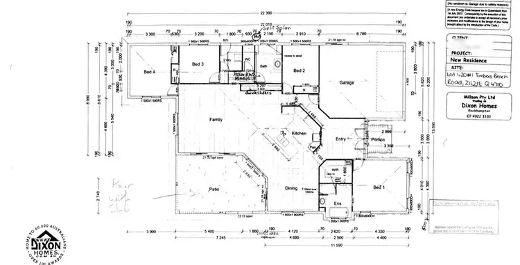 Floorplan of Homely house listing, 1 Timbers Beach Road, Zilzie QLD 4710