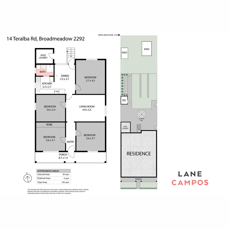Floorplan of Homely house listing, 14 Teralba Road, Broadmeadow NSW 2292