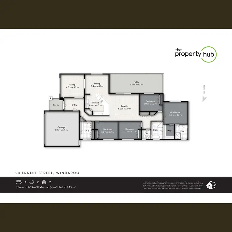 Floorplan of Homely house listing, 23 Ernest Street, Windaroo QLD 4207