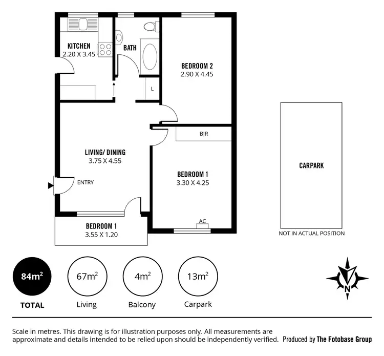 Floorplan of Homely unit listing, 19/385 Marion Road, Plympton SA 5038