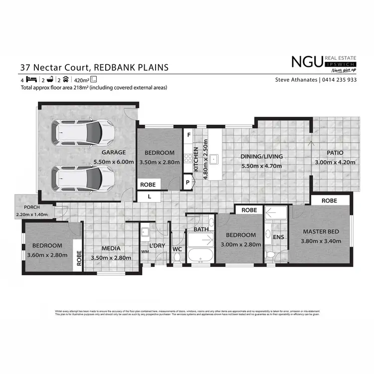 Floorplan of Homely house listing, 37 Nectar Circuit, Redbank Plains QLD 4301