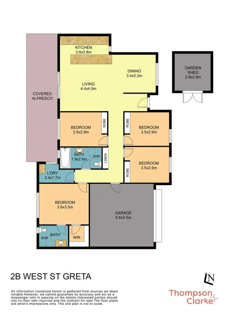 Floorplan of Homely house listing, 2B West Street, Greta NSW 2334