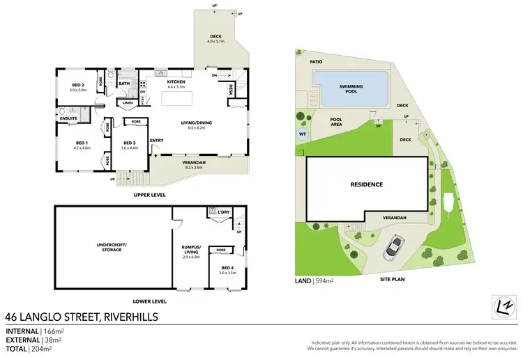 Floorplan of Homely house listing, 46 Langlo Street, Riverhills QLD 4074