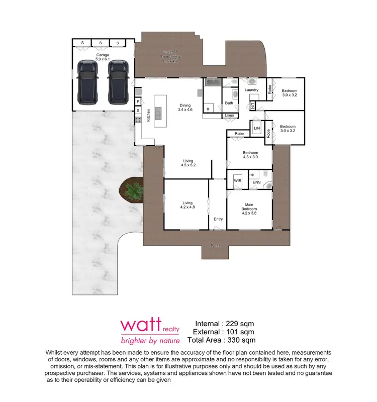 Floorplan of Homely house listing, 3 Chipala Place, Aspley QLD 4034