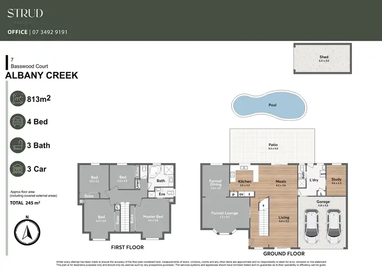 Floorplan of Homely house listing, 7 Basswood Court, Albany Creek QLD 4035