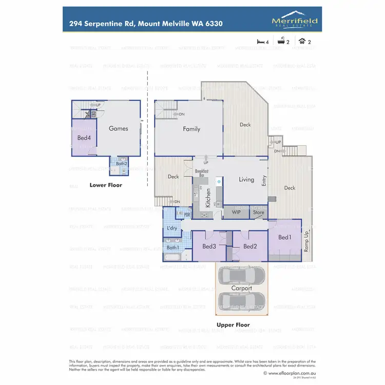 Floorplan of Homely house listing, 294 Serpentine Road, Mount Melville WA 6330