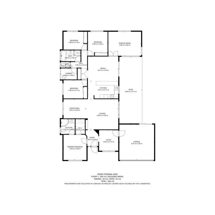 Floorplan of Homely house listing, 1 Kettleton Close, Bridgeman Downs QLD 4035