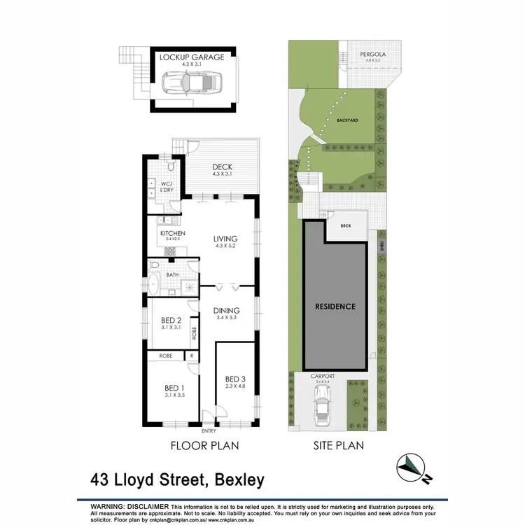 Floorplan of Homely house listing, 43 Lloyd Street, Bexley NSW 2207
