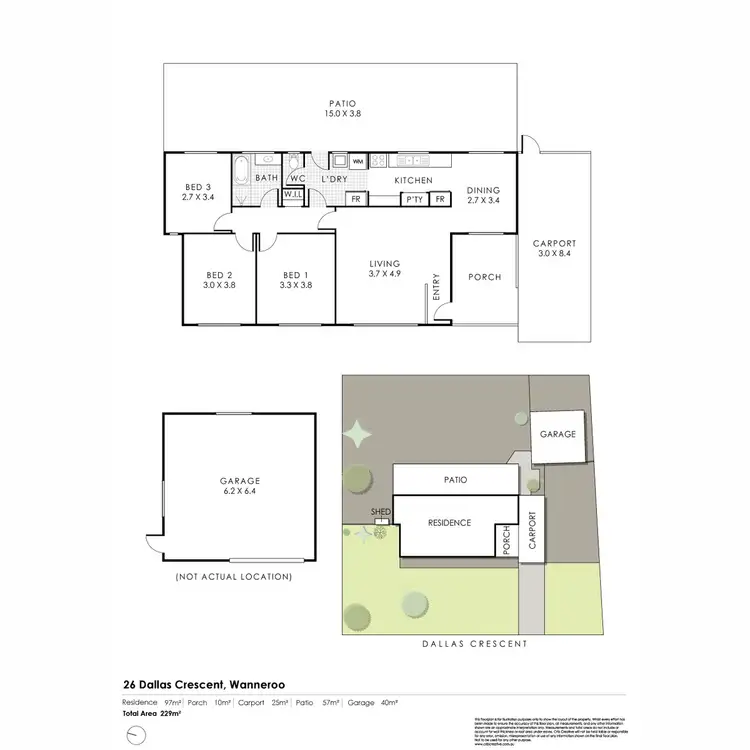 Floorplan of Homely house listing, 26 Dallas Crescent, Wanneroo WA 6065