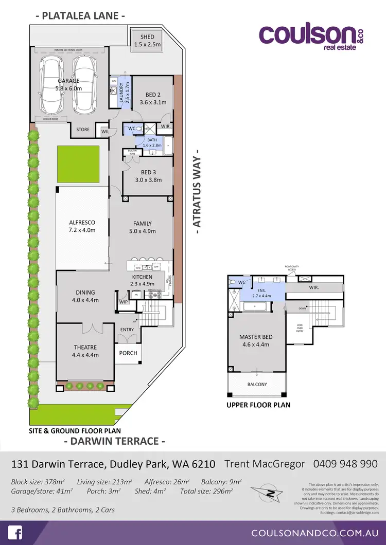 Floorplan of Homely house listing, 131 Darwin Tce, Dudley Park WA 6210