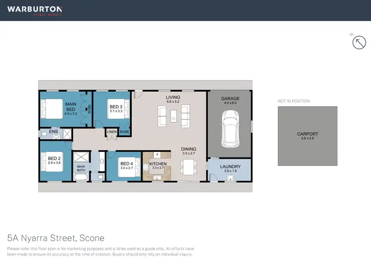 Floorplan of Homely house listing, 5A Nyarra Street, Scone NSW 2337