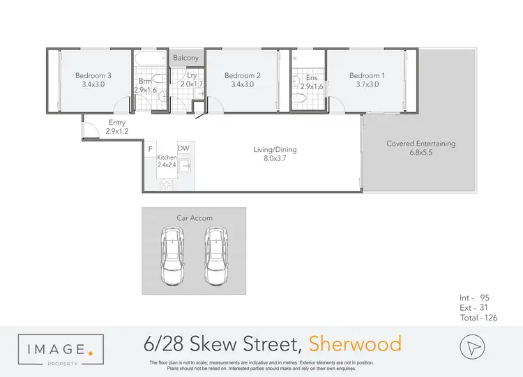 Floorplan of Homely apartment listing, 6/28 Skew Street, Sherwood QLD 4075