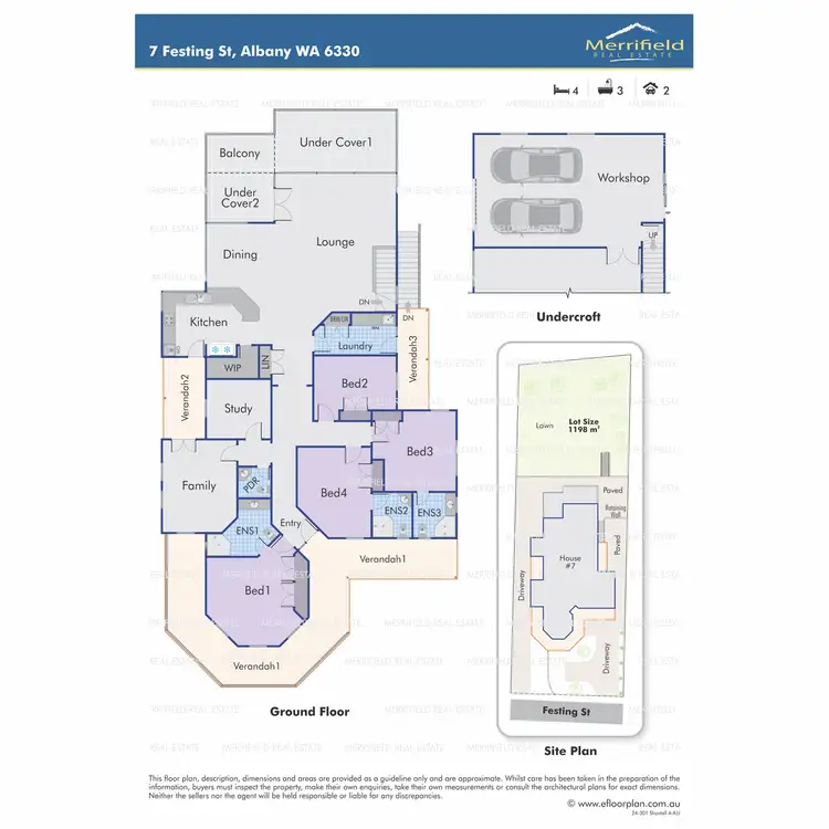 Floorplan of Homely house listing, 7 Festing Street, Albany WA 6330