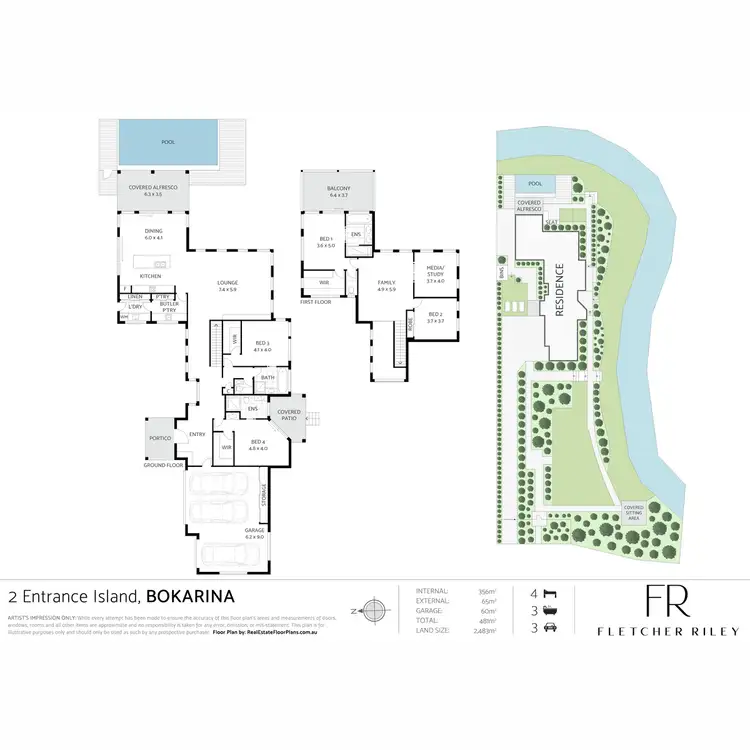Floorplan of Homely house listing, 2 Entrance Island, Bokarina QLD 4575