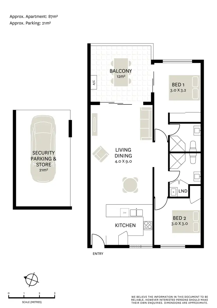 Floorplan of Homely apartment listing, 17/19-21 Larkin Street, Camperdown NSW 2050