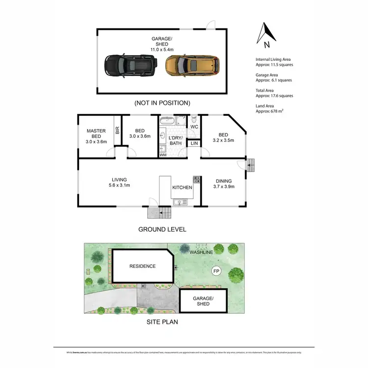 Floorplan of Homely house listing, 18 Tassel Road, Safety Beach VIC 3936