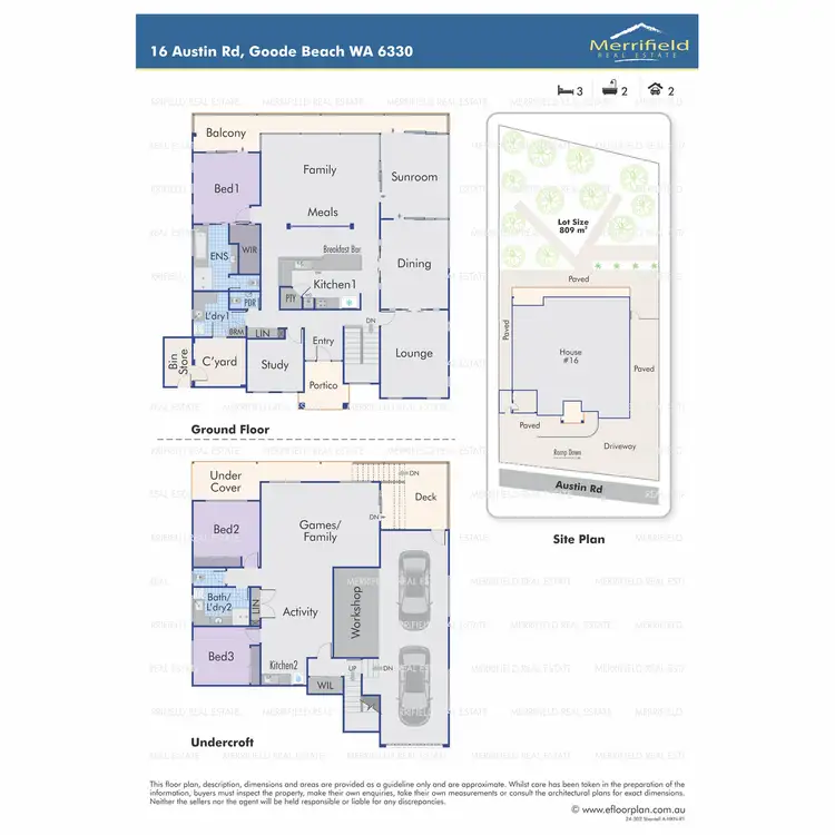 Floorplan of Homely house listing, 16 Austin Road, Goode Beach WA 6330