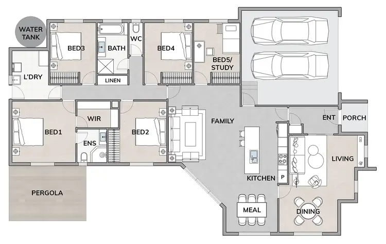 Floorplan of Homely house listing, 10 Sphinx Street, Harrison ACT 2914