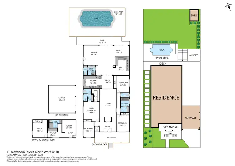 Floorplan of Homely house listing, 11 Alexandra Street, North Ward QLD 4810