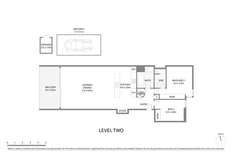 Floorplan of Homely apartment listing, 202/27 Barangaroo Avenue, Barangaroo NSW 2000