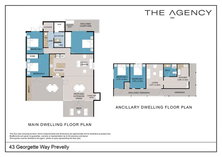 Floorplan of Homely house listing, 43 Georgette Way, Prevelly WA 6285