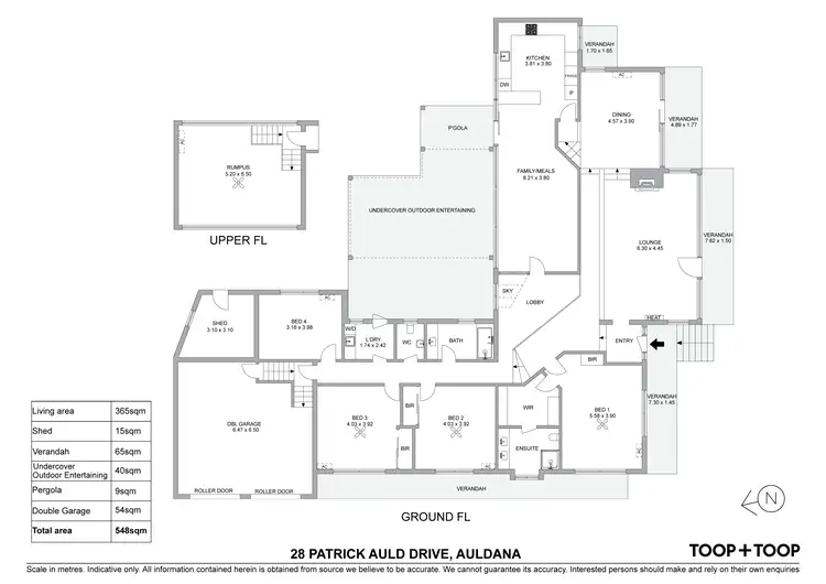 Floorplan of Homely house listing, 28 Patrick Auld Drive, Auldana SA 5072