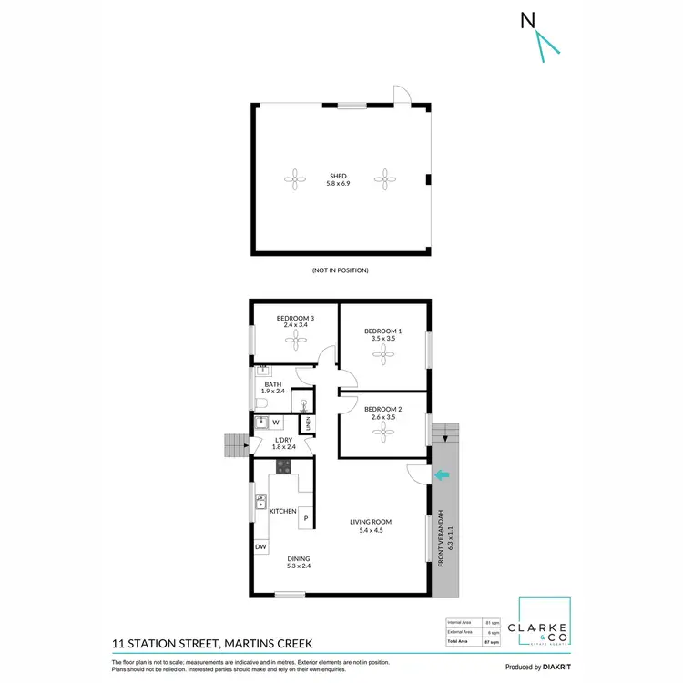 Floorplan of Homely house listing, 11 Station Street, Martins Creek NSW 2420
